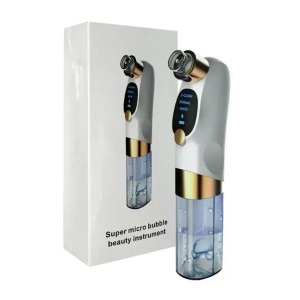 Rechargeable Super Micro Bubble Beauty Instrument Hydra Facial Blackheads Pore Vacuum Cleaner Device