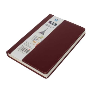 Red A5 Post Card 144 Sheets Notebook