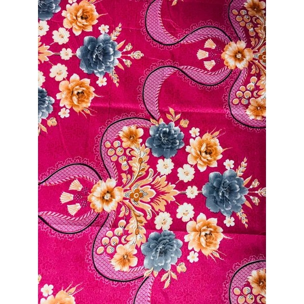 Red And Pink Mix Cotton Bedsheet With Two Pillow Cover - Image 2