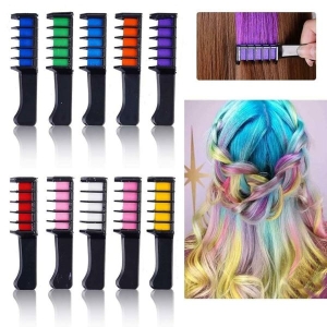 REMOVABLE FASHION HAIR CHALK COMB FOR INSTANT HAIR FLAIR NORMAL AND MATTE COLOURS (MATTE)