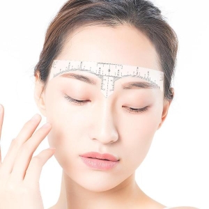 Reusable Eyebrow Mapping Ruler for Professionals