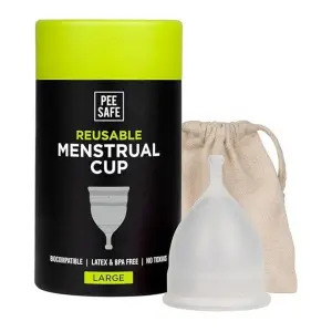Reusable Menstrual Cup With Medical Grade Silicone For Women - Large