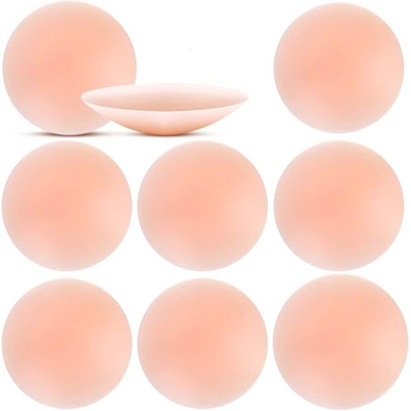 Reusable Self-Adhesive Silicone Nipple Covers – Invisible, Comfortable, Free Size Breast Pasties for Women - Image 3