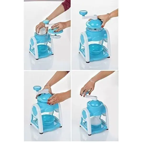 Rexez Manual Ice Gola Snow Maker Machine, with Blade for Home (Multicolor) - Image 2