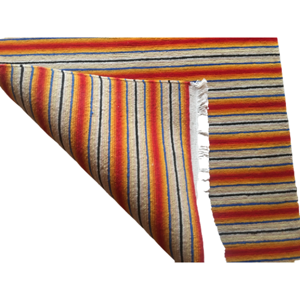 RH39 Multy Color 92 Cm x 160 Cm (3.01 Ft x 5.25 Ft) 60 Knots Handknotted Nepali Carpet - Image 2