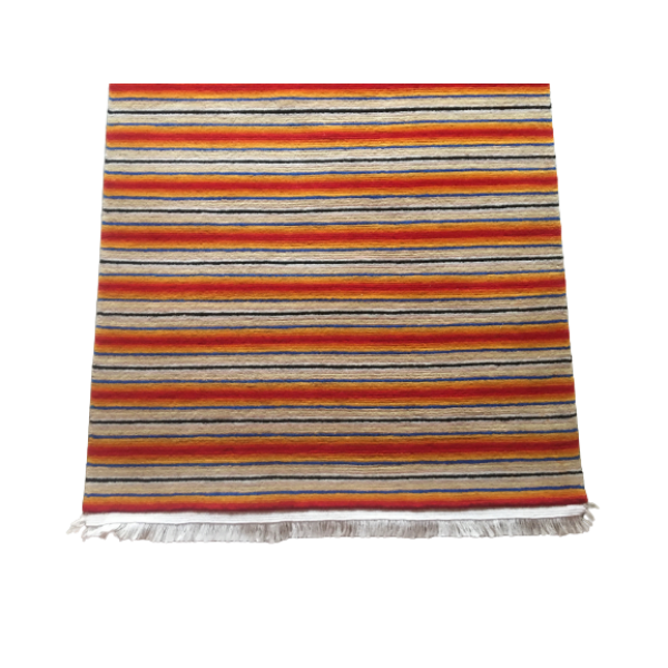 RH39 Multy Color 92 Cm x 160 Cm (3.01 Ft x 5.25 Ft) 60 Knots Handknotted Nepali Carpet - Image 4
