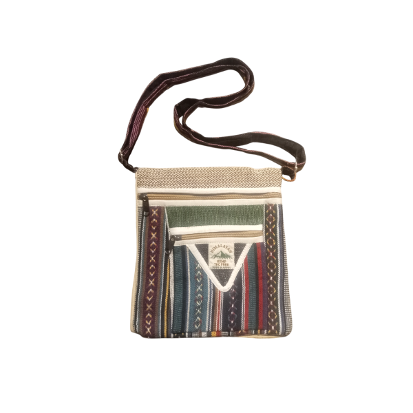 RHB 55 Handmade Hemp & Cotton Side Bag For Unisex - Image 5