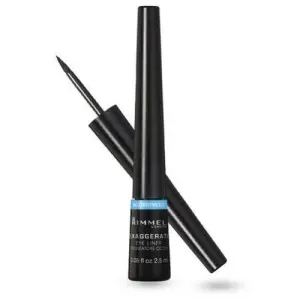 Rimmel London Exaggerate Black Liquid Eye Liner, Packaging Size: 2.5mL