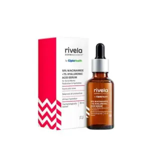 Rivela Dermascience 10% Niacinamide + 1% Hyaluronic Acid Serum 30ml