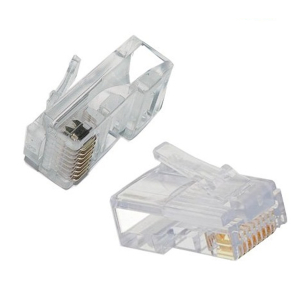 Rj-45 Clip Jack for Networking and CCTV Connection (10 Pcs)