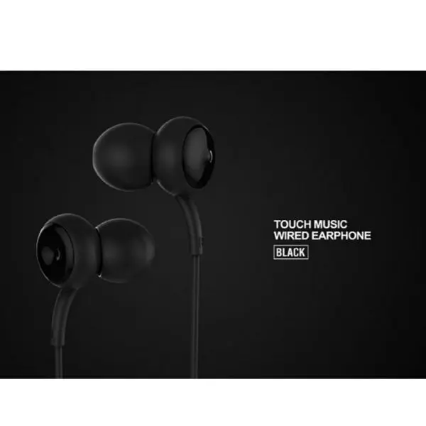 RM 510 Concave Convex Stereo Wired Earphones With Microphone - Image 2