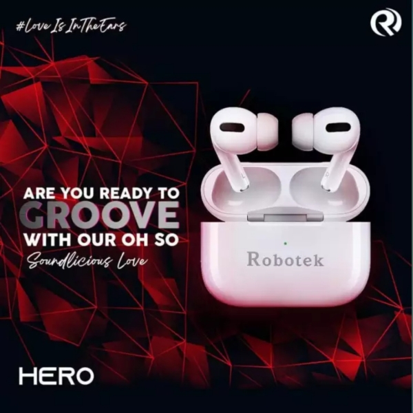 Robotek True Wireless Hero TWS 5-6 Hours Playtime Earbuds - Image 4