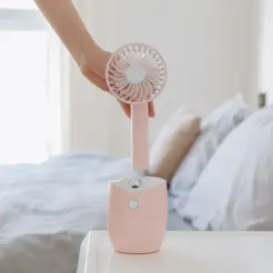 Rotary Spray Fan Humidifier Detachable Portable USB Rechargeable (LLD-21)