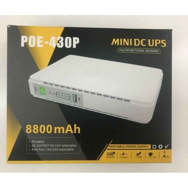Router Backup l Mini Portable Modem Router Power Supply Units Dc Wifi Backup - 8800mAh & 10400mAh - Image 2