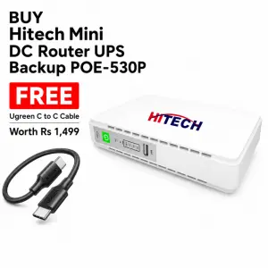 Hitech Mini DC Router UPS Backup POE-530P