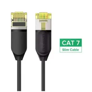 Ugreen Cat7 Ultra Slim Network Cable 1M Long 10Gbps Bandwidth 600Mhz Premium
