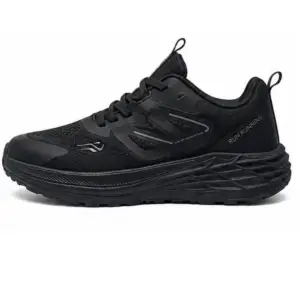 Run Shoes Men's Black Sneaker (7181)