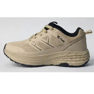 Run Shoes Sports Sneakers Cream (7182)
