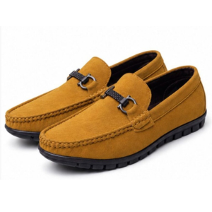 Run Shoes Tan Buckle Loafers (2306)
