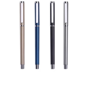 S82 Metal Body Gel Pen /Carbon Sign Pen 0.5MM Business Office Signature Pen