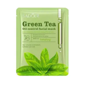 SADOER Green Tea Oil Control Facial Mask 25g Pack Of 3