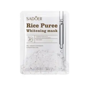Sadoer Rice Puree Facial Mask Pack Of 2