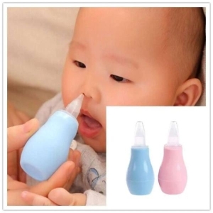 Safe Soft Silicone Baby Nasal Aspirator Baby Cleaning Pump - 1 Piece