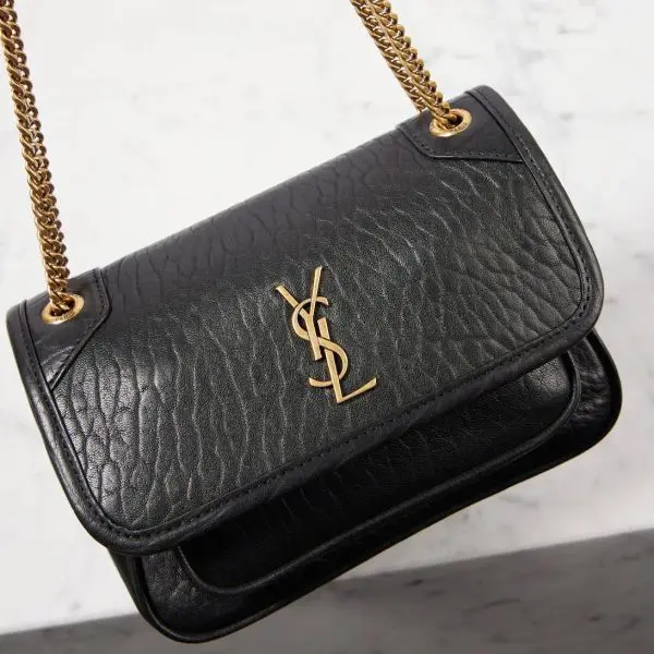 Saint Laurent Niki Mini Leather Shoulder Bag - Image 4