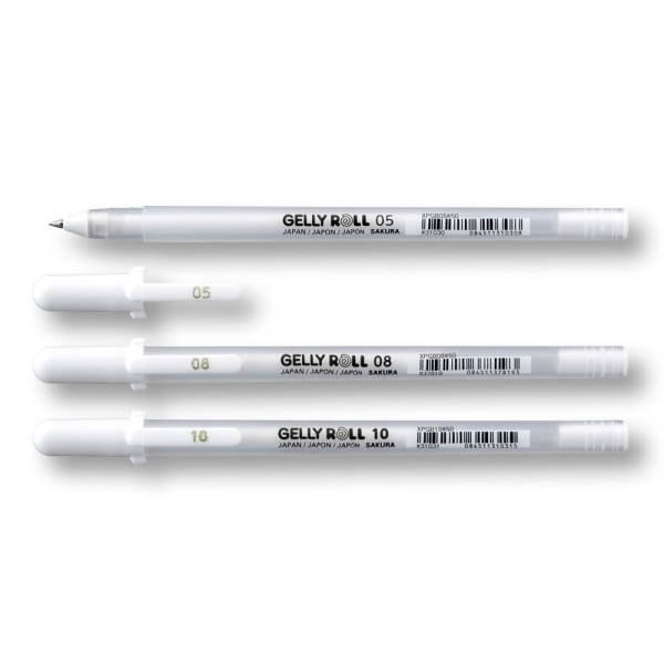 Sakura Gelly Roll White Pen (Set Of 3) - Image 2