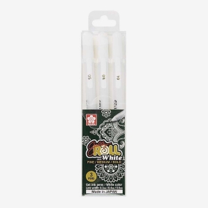 Sakura Gelly Roll White Pen (Set Of 3)