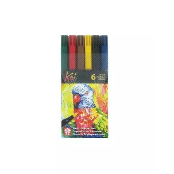 Sakura Koi Coloring Brush Pen, Set Of 6 Colors - Image 3