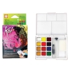 Sakura Koi Creative Art Water Colors 12 Color Set | Bright & Smooth Artist Watercolour Paints