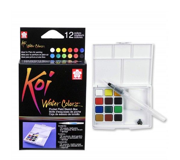 SAKURA KOI Water Colors – 5ml Tube | 12 Color Set for Smooth & Vibrant Painting - Image 2