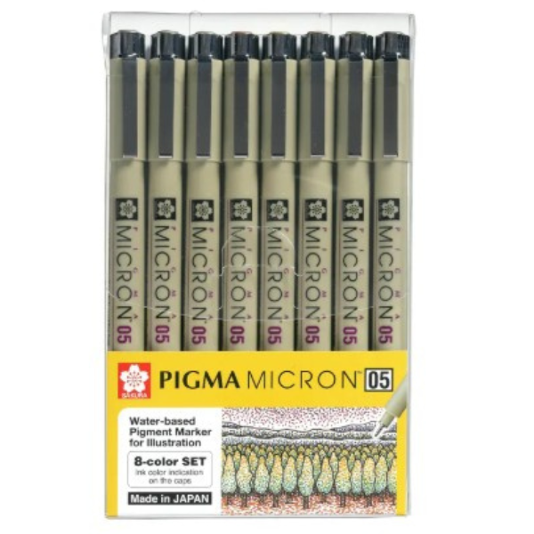 Sakura Pigma Micron Color Pen Set (Multi 8 Colors) - Image 3
