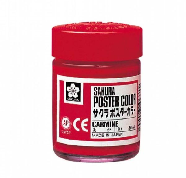 SAKURA POSTER COLORS 30ML – 12 COLOR SET | Bright & Smooth Water-Based Colors - Image 4