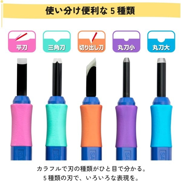 Sakura Wood Carving Tools - Set Of 5 - Image 2