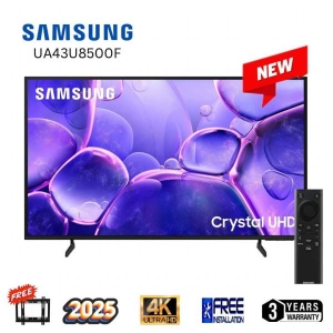SAMSUNG 43 inch Crystal 4K UHD Smart Led Tv AirSlim Design UA43U8500F