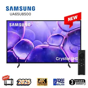 SAMSUNG 65 inch Crystal UHD 4K Smart TV UA65U8500F Metal Stream Design