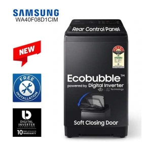 SAMSUNG 8 Kg Top Loading Digital Inverter Eco Bubble Washing Machine WA40F08D1CIM