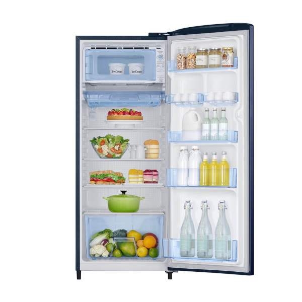 SAMSUNG Refrigerator RR24A272ZCU 230 Litres Direct Cooling Digital Inverter Single Door Refrigerator (Camellia Blue) - Image 4