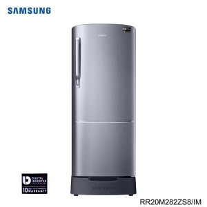 SAMSUNG RR20M282ZS8 - 192 Litres Digital Inverter Single Door Refrigerator - Mettalic Silver