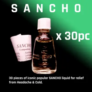 Sancho Natural Himalayan Essence Oil For Cold, Cough, Body Ache, Head Ache(30 pieces)
