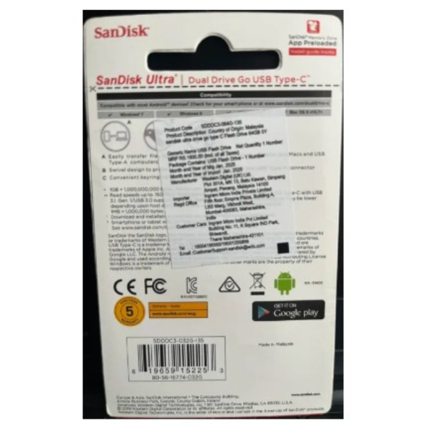 SanDisk Ultra Dual Drive 3.0 PenDrive 32GB - Image 6