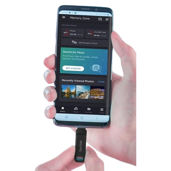 SanDisk Ultra Dual Drive GO USB Type C 54GB 3.2 Gen 1 PenDrive - Image 2