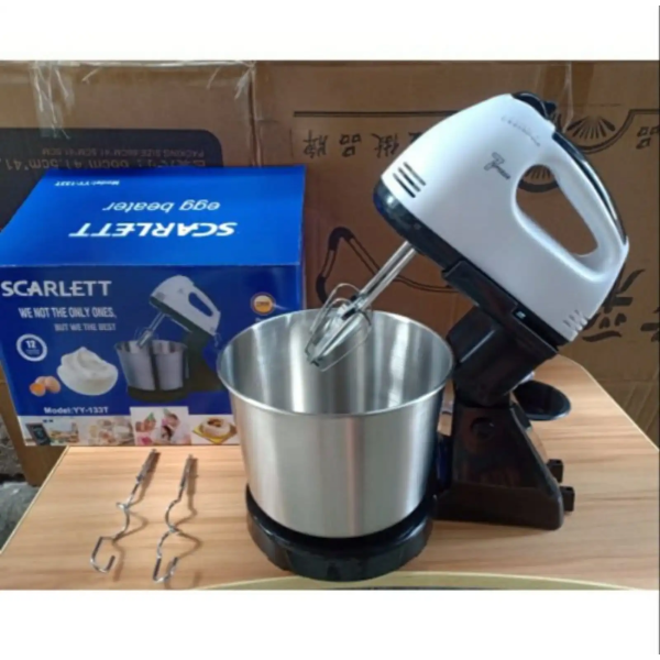 Scarlett 7 Speed Hand Mixer with Stand Mixer - Image 2