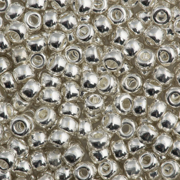 Seed Bead & Miyuki Japanese Round Rocailles Glass Seed Beads For Women - Silver | 100 Gram | Fashion Beads For Pote - Image 3