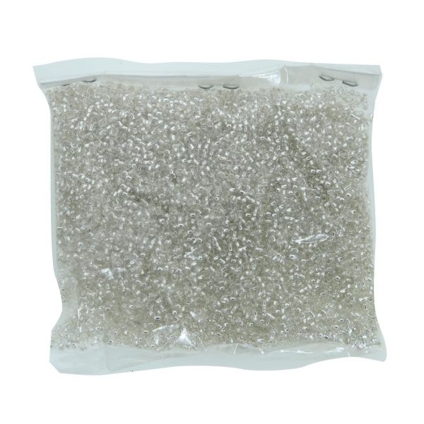 Seed Bead & Miyuki Japanese Round Rocailles Glass Seed Beads For Women - Silver | 100 Gram | Fashion Beads For Pote - Image 4