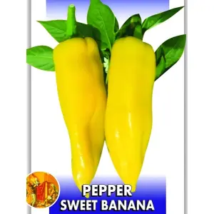 Seeds Sweet Pepper Banana, Avg 20 Seeds