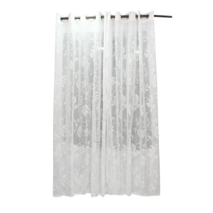 Self Embossed Net Curtain - 1 Pc (60 X 84 Inches)