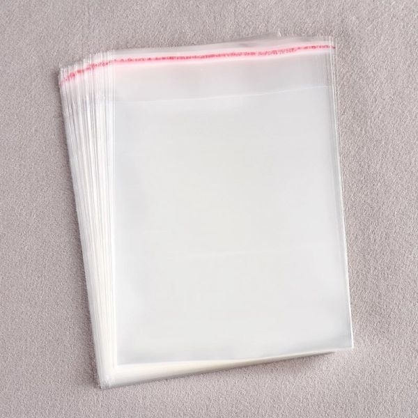 Self Seal Adhesive Cello Cellophane Resealable Plastic 8*12 Inch PP Plastic HDPE Transparent Garment Packing Covers (Pack Of 40Pieces) - Image 4